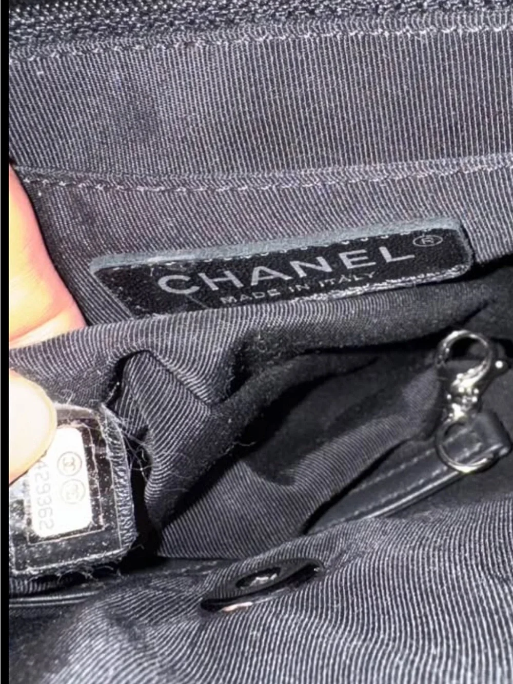 Chanel Black Urban Spirit Backpack Chevron